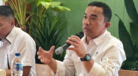 Kasubdit II Direktorat Pencegahan Kortastipidkor Polri, Kombes Affandi Eka Putra ketika menjelaskan terkait koperasi desa yang merupakan program prioritas, Rabu (9/9/2026).(Febryan Kevin/Kompas.com )
