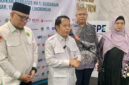 Sekretaris Jenderal (Sekjen) Kemenag Kamaruddin Amin usai menandatangani nota kesepahaman dengan Save the Children Indonesia, di Kantor Thamrin Jakarta Pusat, Senin (21/9/2026).(KOMPAS.com/FIRDA JANATI)
