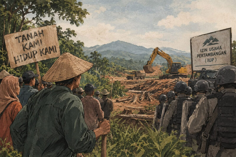 ilustrasi konflik agraria