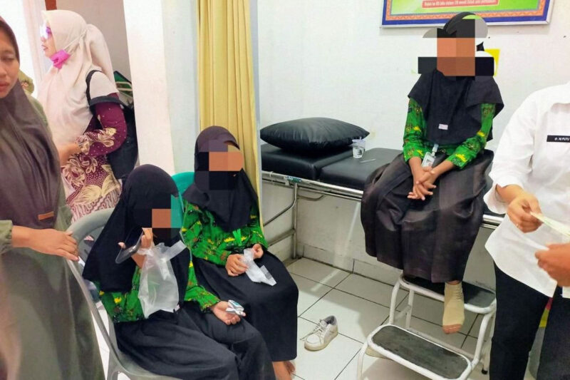 11 siswa MI Ma'arif Lampung Selatan mengalami mual dan muntah usai menyantap MBG. Sampel makanan kini diperiksa.(Istimewa )

