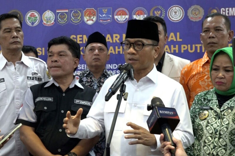 Menteri Desa dan Pembangunan Daerah Tertinggal, Yandri Susanto di Makassar, Selasa (4/8/2026)(Kompas.com/ Atri Suryatri Abbas)

