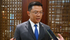 Menlu Sugiono tiba di New York, AS, Minggu (20/6/2026). (Dok. Bakom)