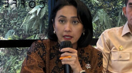 Wakil Menteri Pelindungan Pekerja Migran Indonesia (Wamen P2MI) Christina Aryani. BP2MI menyerahkan kasus delapan Warga Negara Indonesia (WNI) yang diduga direkrut menjadi tentara bayaran rusia kepada aparat penegak hukum.(KOMPAS.com/HARYANTI PUSPA SARI)
