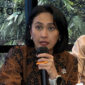 Wakil Menteri Pelindungan Pekerja Migran Indonesia (Wamen P2MI) Christina Aryani. BP2MI menyerahkan kasus delapan Warga Negara Indonesia (WNI) yang diduga direkrut menjadi tentara bayaran rusia kepada aparat penegak hukum.(KOMPAS.com/HARYANTI PUSPA SARI)
