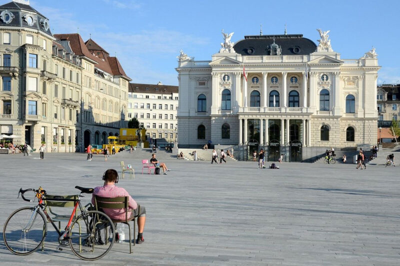 Kota Zurich. Swiss menjadi salah satu negara paling aman di dunia.(PIXABAY/ 4997826)
