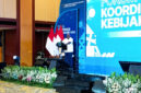 Menteri Hak Asasi Manusia (HAM) Natalius Pigai ketika memberikan sambutan dalam acara forum koordinasi Kebijakan HAM, Kamis (17/9/2026)(Febryan Kevin/Kompas.com )