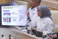 Menteri PANRB Rini Widyantini menyampaikan pandangan terkait transformasi pelayanan publik dalam Rapat Kerja bersama Komisi II DPR RI di Jakarta, Senin (7/9/2026).(DOK. Kementerian PANRB)
