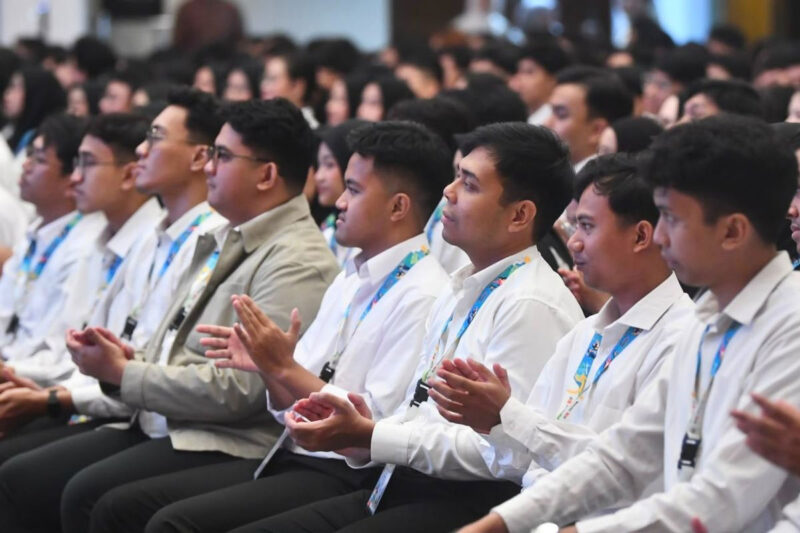 Peserta magang Pertamina mengikuti Onboarding Internship 2026 di Gedung Pertamina Wanita Patra, Simprug, Jakarta, Senin (10/8/2026).(Dok. Pertamina)
