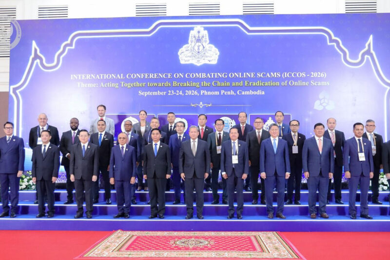 International Conference on Combating Online Scams (ICCOS): ?Acting Together towards Breaking the Chain and Eradication of Online Scams? yang diselenggarakan di Phnom Penh, Kamboja, pada 23?24 September 2026.(Dok. Kemlu RI)
