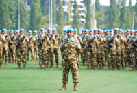 Sebanyak 638 prajurit TNI yang tergabung dalam Satgas BGC Kontingen Garuda 39-H Monusco diberangkatkan ke Kongo pada Selasa (22/9/2026). (DOK. Puspen TNI )
