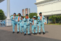 Sejumlah atlet yang bertanding pada Asian Para Games 2026 berdatangan ke Kompleks Istana, Jakarta, Kamis (29/10/2026) sore.(KOMPAS.com/Rahel)
