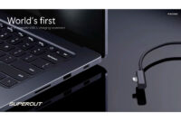Microsoft membuat konektor USB-C pada laptop menjadi magnetis, mirip teknologi MagSafe yang digunakan Apple pada sejumlah perangkat MacBook. (YouTube/ CNet)
