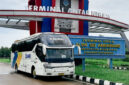 Ilustrasi Bus DAMRI rute Pontianak-Kuching (Dok. DAMRI)
