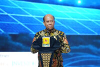 Direktur Manajemen Proyek dan Energi Baru Terbarukan (EBT) PLN, Suroso Isnandar, pada agenda Indonesia Hydropower Summit 2026 yang diselenggarakan pada Rabu (5/8), di PLN Kantor Pusat, Jakarta, menyampaikan bahwa kolaborasi seluruh pemangku kepentingan menjadi kunci percepatan pengembangan hydropower sebagai salah satu pilar ketahanan dan transisi energi Indonesia. Hingga Juli 2026, sekitar 9,2 GW proyek Pembangkit Listrik Tenaga Air (PLTA) dan Pembangkit Listrik Tenaga Minihidro (PLTM) telah memasuki berbagai tahapan eksekusi, atau sekitar 79 persen dari total 11,7 GW kapasitas yang direncanakan dalam Rencana Usaha Penyediaan Tenaga Listrik (RUPTL) 2025?2034. (DOK. Humas PLN)
