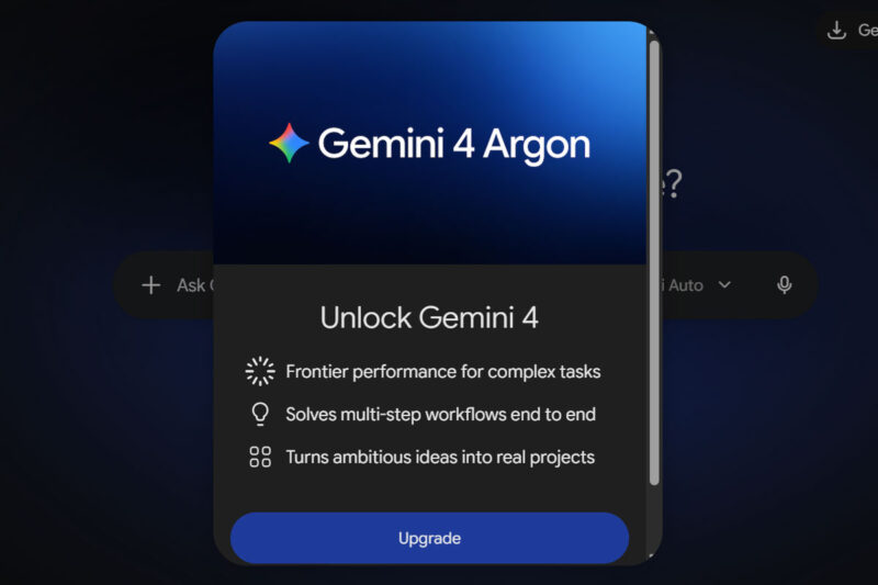 Gemini 4 Argon yang sudah bisa dicoba di Indonesia.(KOMPAS.com/Bill Clinten)
