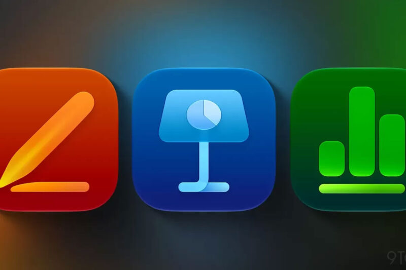 Ilustrasi deretan aplikasi iWork(9to5mac)
