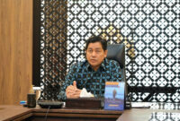 Juru Bicara Kementerian Koordinator Bidang Perekonomian Haryo Limanseto menyampaikan kondisi inflasi, perdagangan, dan manufaktur Indonesia.(Dok. Kemenko Perekonomian)
