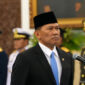 Mayor Jenderal (Mayjen) Kristomei Sianturi dilantik sebagai Kepala Badan Nasional Penanggulangan Bencana (BNPB) oleh Presiden Prabowo Subianto di Istana, Jakarta, Kamis (15/10/2026).(Tangkapan layar Youtube Sekretariat Presiden.)