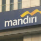 Logo Bank Mandiri di Plaza Mandiri, Jakarta.(KOMPAS.com/SAKINA RAKHMA DIAH SETIAWAN)
