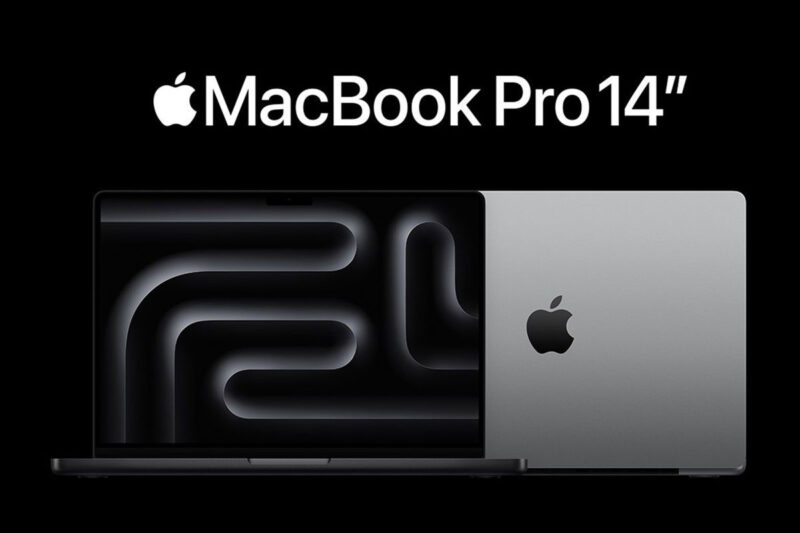 Di Amerika Serikat, MacBook Pro 14 inci dengan chip M6 tersedia dalam pilihan warna Space Black dan Silver. (Apel)
