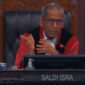 Wakil Ketua MK Prof. Saldi Isra. Saldi sebut makin banyak anak muda yang melakukan pengujian UU di MK dalam 3 tahun terakhir.( Tangkap Layar YouTube Mahkamah Konstitusi )
