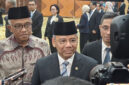 Menteri Keuangan (Menkeu) Suahasil Nazara ditemui di Kementerian Keuangan di Jakarta Pusat pada Jumat (23/10/2026).(KOMPAS.com/DEBRINATA RIZKY)
