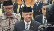 Menteri Keuangan (Menkeu) Suahasil Nazara ditemui di Kementerian Keuangan di Jakarta Pusat pada Jumat (23/10/2026).(KOMPAS.com/DEBRINATA RIZKY)
