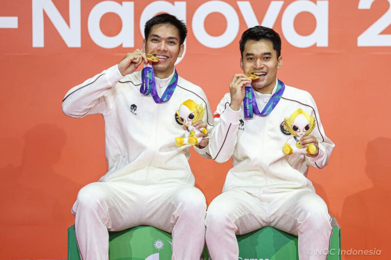 PP PBSI memberikan dana apresiasi senilai total Rp4,5 miliar kepada para atlet bulu tangkis Indonesia yang berhasil mengamankan medali pada Asian Games 2026 Aichi-Nagoya..(Dok. NOC Indonesia)
