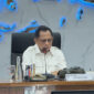 Menteri Dalam Negeri (Mendagri) Muhammad Tito Karnavian dalam agenda Rapat Pemulihan Pascabencana Sumatera, di Kantor Kemendagri, Jakarta Pusat, Rabu (21/10/2026).(KOMPAS.com/FIRDA JANATI)
