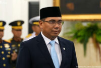 Wakil Menteri Pertanian Alim Setiawan Slamet saat dilantik di Istana Negara, Jakarta, Kamis (15/10/2026).(Dok Sekretariat Presiden)