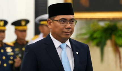 Wakil Menteri Pertanian Alim Setiawan Slamet saat dilantik di Istana Negara, Jakarta, Kamis (15/10/2026).(Dok Sekretariat Presiden)